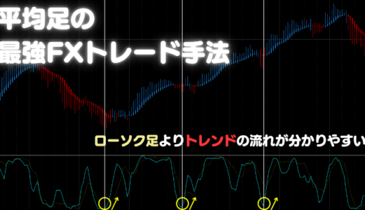 【FX】平均足の最強FXトレード手法｜ローソク足よりトレンドの流れが分かりやすい